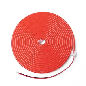 NEON PVC 12V צבע גמיש 1M 8*16MM 50M 9W תצוגת ארון עמיד למים רצועת LED אור