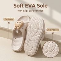Chaussons plats pour enfants Yearning EVA Fashion, mi-mollet, à motifs, quatre saisons, imperméables, ultra-doux, recyclables, effet nuage