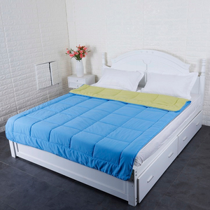 2025 Servicio de pedido OEM grande Microfibra 200gsm microfibra de invierno poliéster Israel fibra hueca mantas cama Reversible edredón <span class=keywords><strong>bicolor</strong></span> - Product Image 6