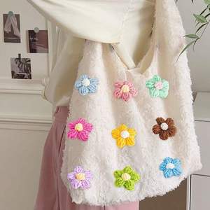 Flores <span class=keywords><strong>de</strong></span> Ganchillo al por Mayor, Flores Tejidas, Flores Artificiales <span class=keywords><strong>de</strong></span> Lana, Flora Eterna Hecha a Mano, Regalos para Bodas y Festivales - Product Image 5