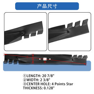 Cuchilla de Repuesto Negra A18167 2 para Cortacésped Ningbo Quanpin, para Usuarios de Cortacéspedes - Product Image 5