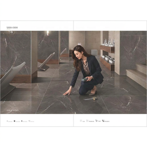 Calacatta Gold Digital Glazed Porcelain Tiles 1200x1200mm Italian Design Marble Look Slabs - Product Image 5