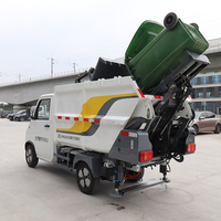 Vente directe usine : Camion compacteur de déchets sanitaires électrique zéro émission BY-LH2000 avec système de levage hydraulique et certificat CE