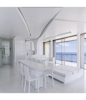 Table de restaurant en pierre d'onyx, artificielle, de grande qualité, 2021