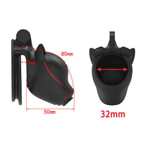 Niusida hondenkooi voor mannen, vergrendelbare penisring, seksspeeltje voor mannen met 4 basisringen - Product Image 3