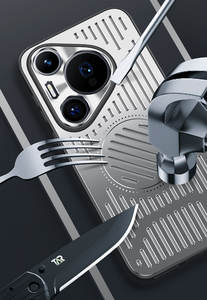 Convient pour Huawei Pura 80 Pro Shell Metal Cooling Mobile Phone case Pura70 Magnetic P60Pro Breathable P50 Protective Cover - Product Image 3