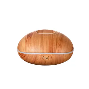 2023 Top Seller 200ml Electric Wooden Aroma Diffuser Essential Oil And Air Humidifier With Flame Aromatherapy For Household Use