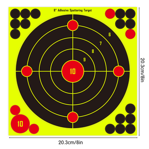 <span class=keywords><strong>Cible</strong></span> de tir anti-éclaboussures très visible avec rétroaction de précision précise Réalisation de traces de trous de balle précises - Product Image 6