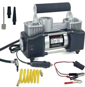 <span class=keywords><strong>Gonfleur</strong></span> de pneu à double cylindre Pompe à air de pneu de voiture <span class=keywords><strong>rapide</strong></span> automatique <span class=keywords><strong>Gonfleur</strong></span> de pneu portable - Product Image 1