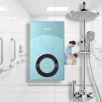 Chauffe-eau instantané électrique à commande Bluetooth AI, respectueux de l'environnement, 220V 50Hz, corps en ABS, commande tactile