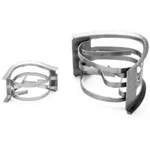 Anneau de selle en métal Ss304 304L 316 316L <span class=keywords><strong>IMTP</strong></span> 25 emballage aléatoire en métal Intalox pour tour d'emballage anneaux conjugués en métal - Product Image 3