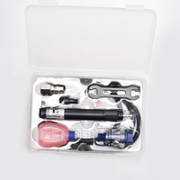WYMA Meuleuse droite pneumatique industrielle professionnelle ultra-rapide 35000 tr/min avec mandrin 1/8'' 1/4'' Noir