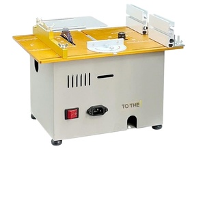 Portable Mini Multi-Function Table Saw Woodworking <b>Machine</b> Aluminum Groove <b>Trimming</b> Cutting Bench Cutter Motor Horizontal - Product Image 1