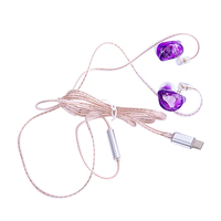 Écouteurs filaires HIFI Bass Type-C Plug In-ear Monitor Generation Dual Magnet Dynamic Driver Wired Earphone
