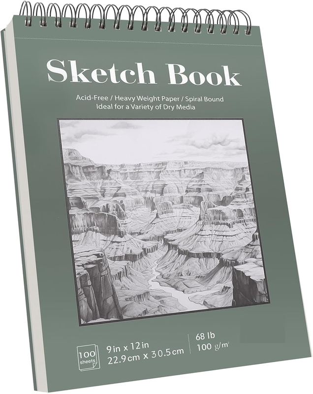 Customized Spiral Sketchbook Watercolor Sketch Drawing