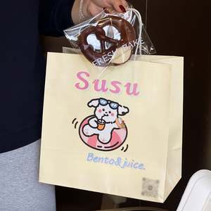 Customizable Kraft Paper <b>Bags</b> for Baking Bread <b>Cake</b> Coffee Eco-Friendly Classic Tote <b>Bags</b> for Pizza Sushi More Custom Logo - Product Image 5