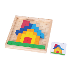 Cognition <strong>Rainbow</strong> Counting Color Matching Wooden Counting Block Puzzle Numbers Learning Educational <strong>Toy</strong> - Product Image 6