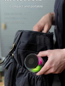 Pha Lê Bóng Đêm ánh sáng đèn cạnh giường ngủ nón pha lê mini không dây trong suốt Bluetooh loa với từ hút điện thoại chủ - Product Image 4