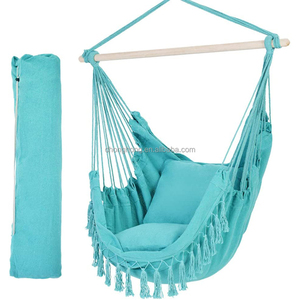 <span class=keywords><strong>Hamac</strong></span> d'extérieur en Poly coton, lit-balançoire de jardin, d'intérieur et d'extérieur - Product Image 3