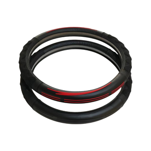 พวงมาลัยรถยนต์หนังพีวีซีอเนกประสงค์, อุปกรณ์เสริมรถยนต์พวงมาลัยรถยนต์ยืดหยุ่นกันลื่นสำหรับรถออดี้ A5และ A6ทุกฤดูกาล - Product Image 5