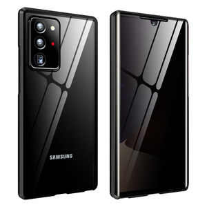 Funda Magnética de Doble Cara de Vidrio Templado Premium para <span class=keywords><strong>Samsung</strong></span> S25 <span class=keywords><strong>Ultra</strong></span> S24 S23, Funda Metálica Antigolpes para Teléfono - Product Image 2