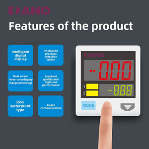 DP2-050-01 डिजिटल यौगिक दबाव सेंसर-0.1 ~ 1.0mpa 1-way स्विच एनालॉग वोल्टेज किफायती 1 वर्ष की वारंटी - Product Image 2