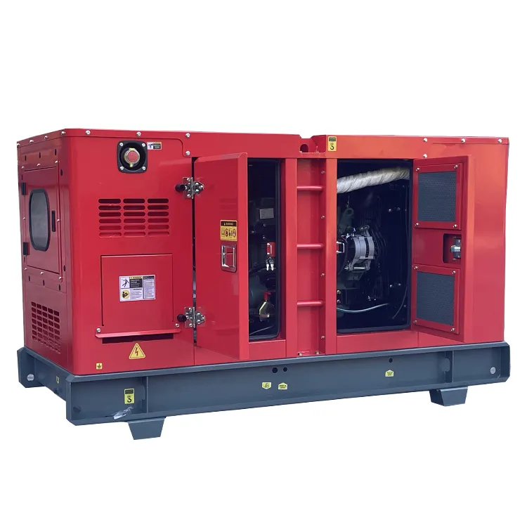 Groupe électrogène diesel 30KW Type silencieux 30KVA Type de remorque à cadre ouvert avec démarrage automatique 1500 tr/min 400V/110V tension nominale à vendre