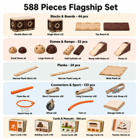Blocs de construction en mousse EPP 700 mm surdimensionnés, modèle phare, 588 pièces, équipement de jeu d'intérieur souple pour enfants, empilables et adaptés à l'escalade