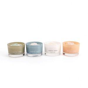 Bougie parfumée minimaliste en cire de soja dans un pot en céramique, aromathérapie, décoration d'intérieur, coffret cadeau - Product Image 5