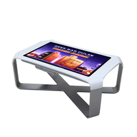 Kiosque interactif intelligent avec écran LCD Android pour hôtel et restaurant, table tactile multi-jeux et multi-café