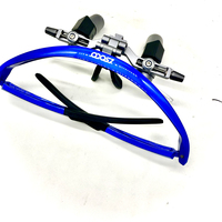 Loupes dentaires ergonomiques SOCO 45 °   Loupes dentaires inclinées SCE300 3/4/5/6x avec lumière pour correction de posture et IPD réglable