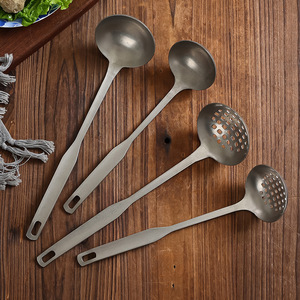304 Stainless Steel Ladle Strainer Long Handle Soup Spoon Kitchen Cooking Utensil - Product Image 5