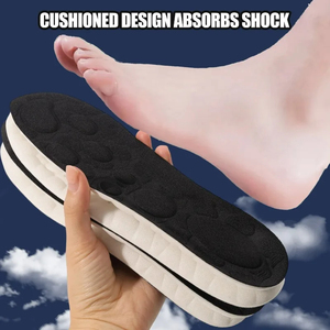 5 Pairs Breathable Cotton Insoles White High Elasticity Soft <b>Cushion</b> Deodorant Shock Absorbing Arch Support Shoe <b>Pads</b> Unisex - Product Image 2