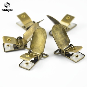 Attaches-sucettes métalliques avec anneaux en plastique ovales, ronds et rectangulaires de 15 mm, 20 mm, 25 mm, 30 mm, 35 mm - Product Image 3