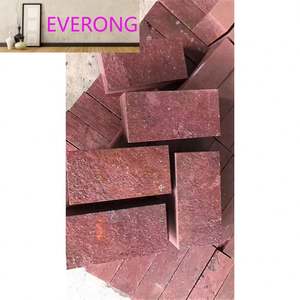 Rockface Rosso <span class=keywords><strong>Porfido</strong></span> rojo granito Natural Split adoquín pavimentación <span class=keywords><strong>piedra</strong></span> seta pared para pavimentadora Exterior Patio entrada - Product Image 4