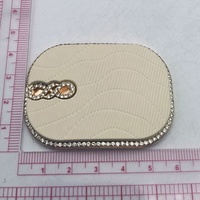 Accessoires de chaussures pour femmes de haute qualité, marque DENGBAO, boucles de chaussures de mariage en métal et cristal blanc, modèle F29058
