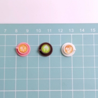100 Pezzi Mini Tazze da Caffè in Resina, Cabochon a Forma di Cibo e Bevande, Giocattoli per Scrapbooking, Artigianato, Gioielli Fai da Te, Portachiavi, Accessori per Bambole