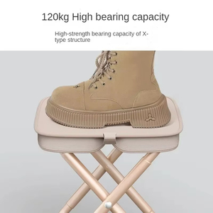 Outdoor Chair Camping Portable <b>Folding</b> Foldable Fishing Chair <b>Stool</b> Seat Hiking Tools Picnic Camping <b>Stool</b> MIni Storage - Product Image 3