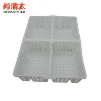 Nouvelle boîte de transport de poussins 680x490x155mm pour équipement d'alimentation de poulet de bébé de ferme de volaille