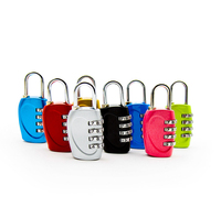 Cadenas à code numérique à 4 chiffres pour bagages, mini cadenas à combinaison pour fermeture éclair, pour la sécurité des bagages, des sacs à dos et des voyages, LOGO