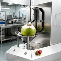 Nouvelle conception de machine à peler les noix de coco entièrement automatique, faible bruit, pour noix de coco vertes tendres, équipement de traitement