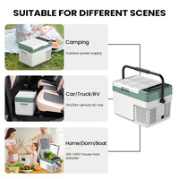 Compresseur Réfrigérateur 12V 24V 100V-240V Voiture Réfrigérateur Congélateur Voiture Mini Portable Réfrigérateur Électrique Congélateur Refroidisseur pour Voiture