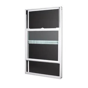 Hot Sale Upvc Profile Windows Vinyl Privacy Security Tempered Glass Sliding Pvc Profiles For Windows For Home
