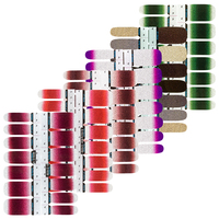 Bandes de vernis à ongles de couleur unie, 14 bandes, bandes de vernis à ongles réelles, enveloppes pour ongles