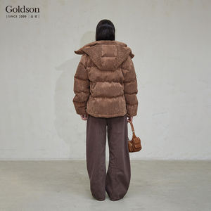 سروال قصير قصير للنساء من غولدسون مع مقاومة للرياح ، ملء 95 مولار بطة بيضاء - Product Image 6