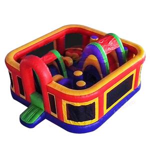 Casa de rebote <span class=keywords><strong>inflable</strong></span> cerrada para interiores de 5x5m para niños, gorila de juegos con soplador, modelo de parque de atracciones para envío marítimo - Product Image 1