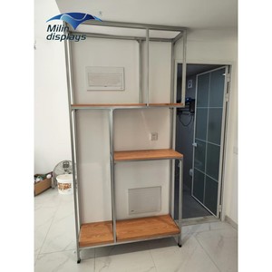 Wandgemonteerde Zwevende Planken Modern Eenvoudig Te Installeren Opslagplanken Aluminium Frames Beurzen Display Muur Displays - Product Image 4