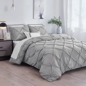 High Quality Luxury Comforter Washable Bedding Set with Pillowcases 3pcs/Set Quilt Cover