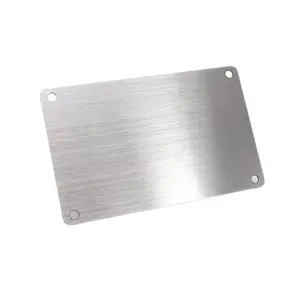 The best OEM custom sheet metal parts Aluminum alloy anodized various color identification plates
