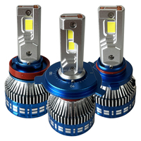 Accessoires pour véhicules, éclairage automobile GR130 12V 6000K 260W, 3 tubes en cuivre, phare H11 9005 9006 D2h, ampoule LED pour phare de voiture